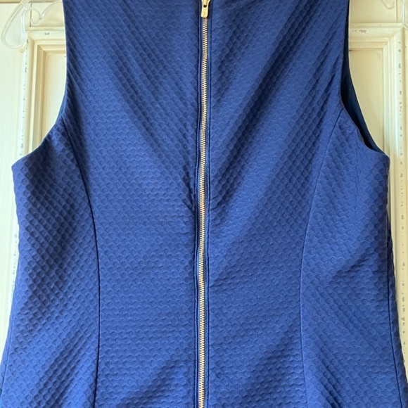 Lilly Pulitzer Navy Gabby Shift Dress Beaded Neckline – Excellent Condition Sz 2 - Picture 6 of 6